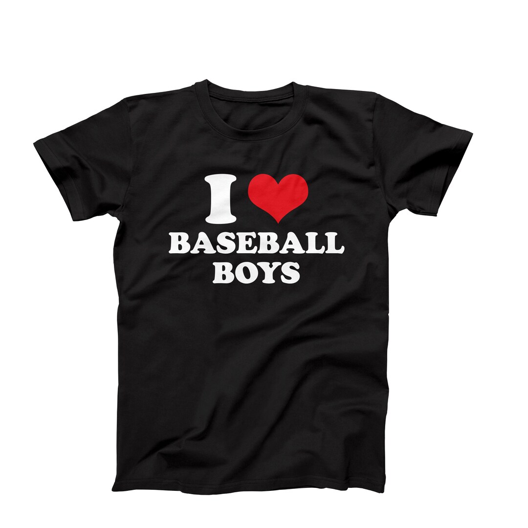 I Love Baseball Boys Shirt, I Love Baseball, I Love Boys Tee, Baseball