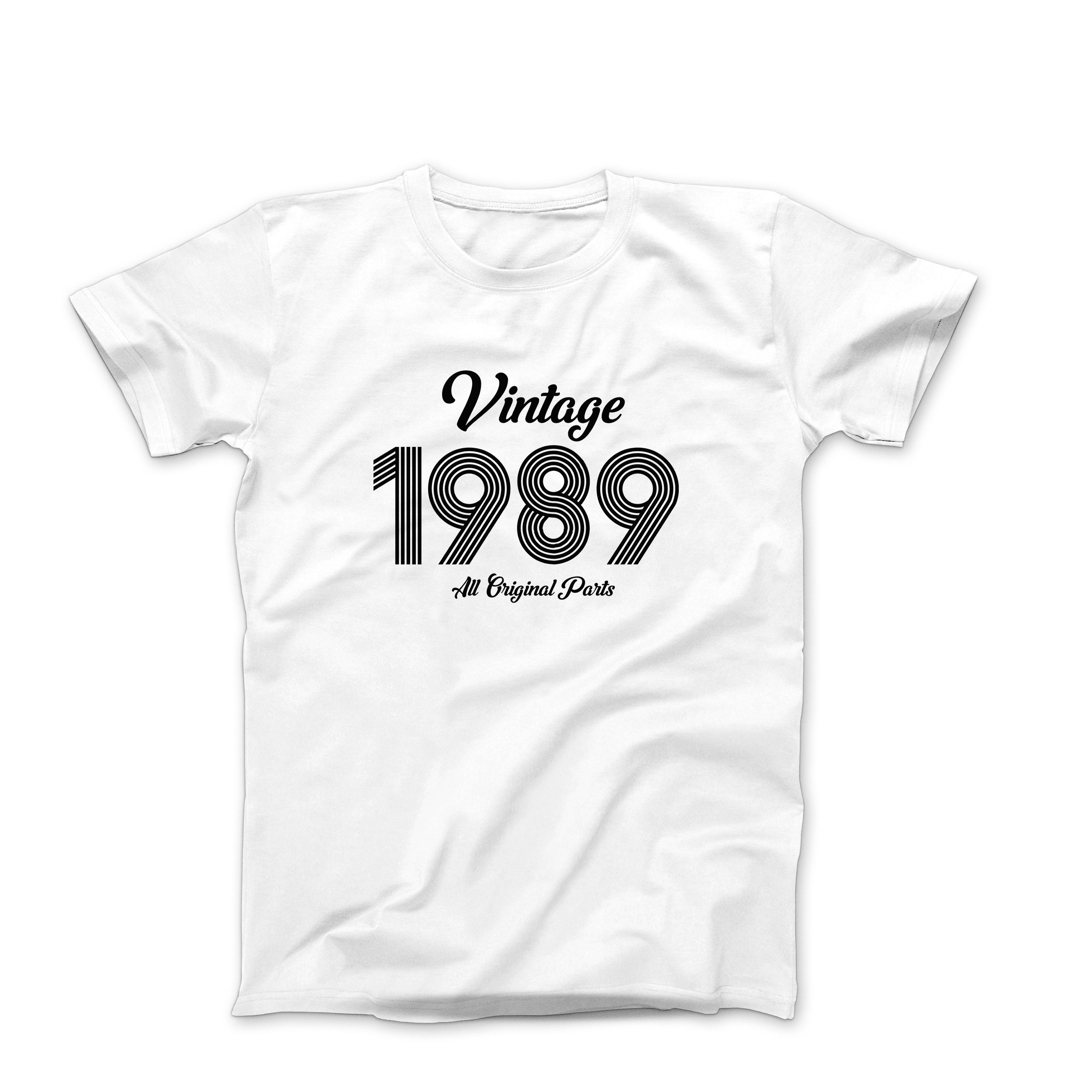 Vintage t shirt 1989 Tshirt Birthday Gift For Women | Etsy
