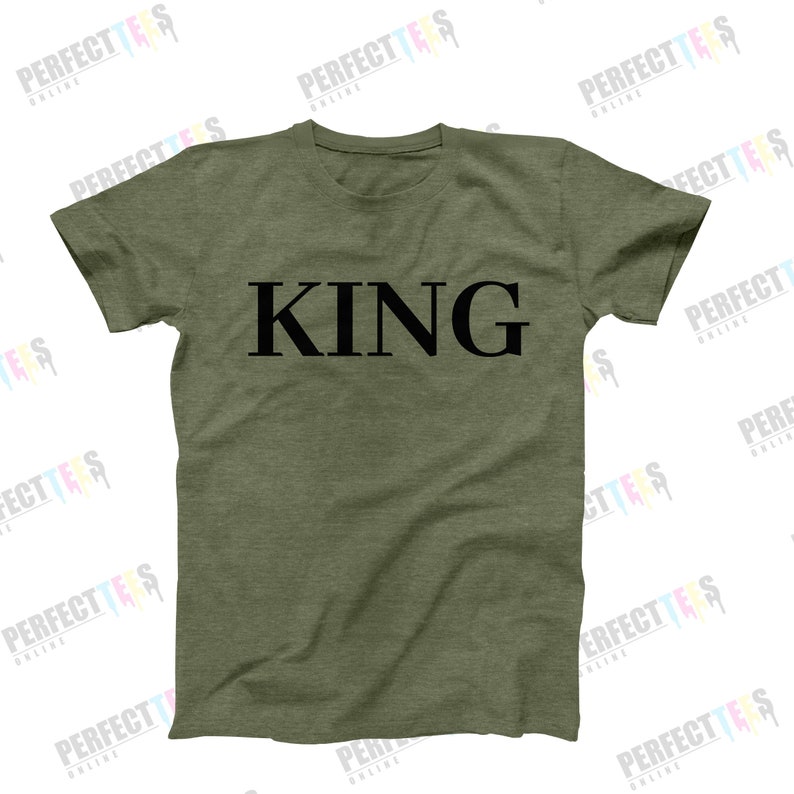 King T-Shirt, Mens Graphic Tee, King Shirt For Men, King Tee, Gift For King, Gift For Boyfriend, Men Birthday Gift, Anniversary Gift For Him