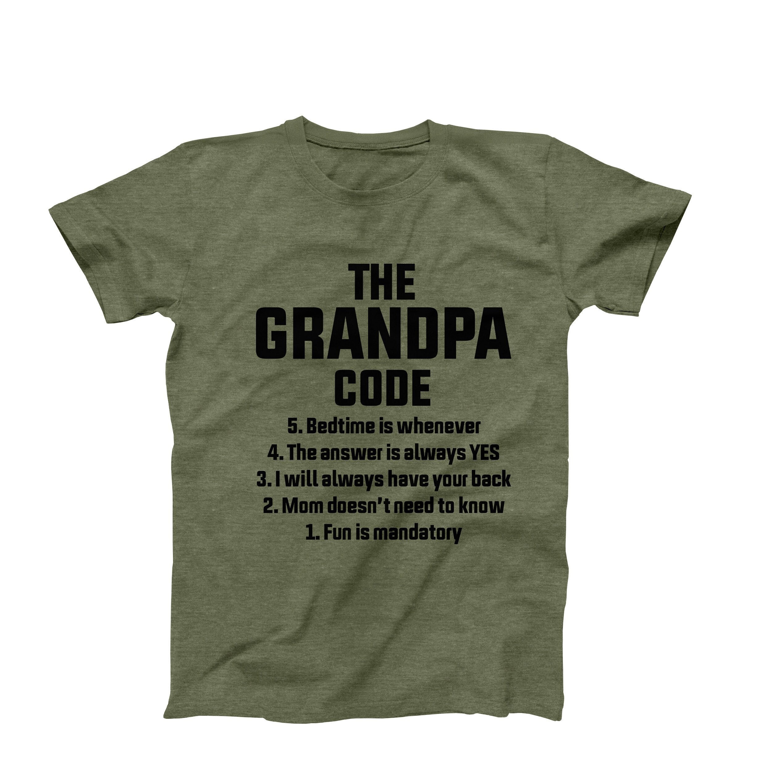 The Grandpa Code, Funny Grandpa Shirt, Best Grandpa Gift, Cool Grandpa Birthday Gift, Unique Grandpa Christmas Gift From Grandkids - Etsy The Grandpa Code, Funny Grandpa Shirt, Best Grandpa Gift, Cool Grandpa Birthday Gift, Unique Grandpa Christmas Gift From Grandkids - Etsy