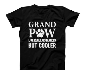 Grand Paw T-shirt: Funny Dog Grandpa Gift for Father's Day