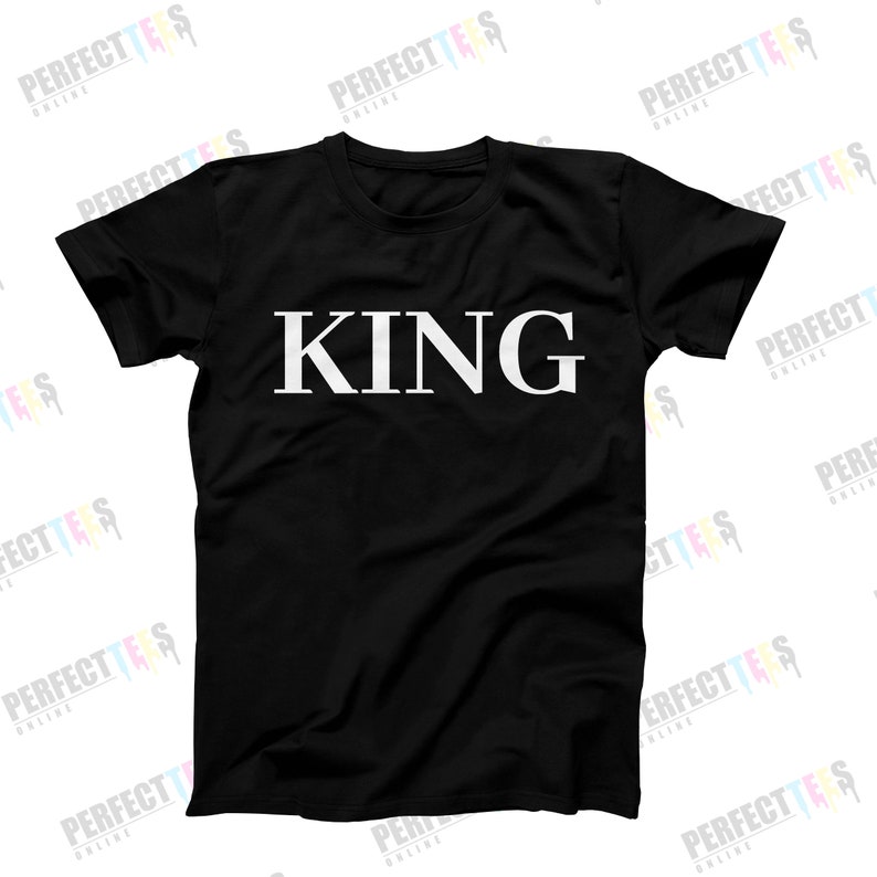 King T-Shirt, Mens Graphic Tee, King Shirt For Men, King Tee, Gift For King, Gift For Boyfriend, Men Birthday Gift, Anniversary Gift For Him