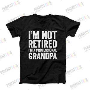 Professional Grandpa T-Shirt: Funny Retirement Gift for Grandfather