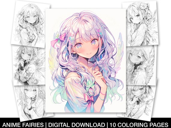 54 Anime Coloring Pages (Free PDF Printables)