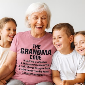 Funny Grandma Shirt, The Grandma Code, Best Grandma Shirt, Gift For Grandma, Cool Grandma Shirt, Grandma Birthday, Grandma Mothers Day Gift