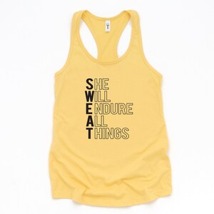 Fitness Faith: Bible Verse Workout Tank