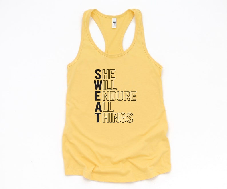Fitness Faith: Bible Verse Workout Tank