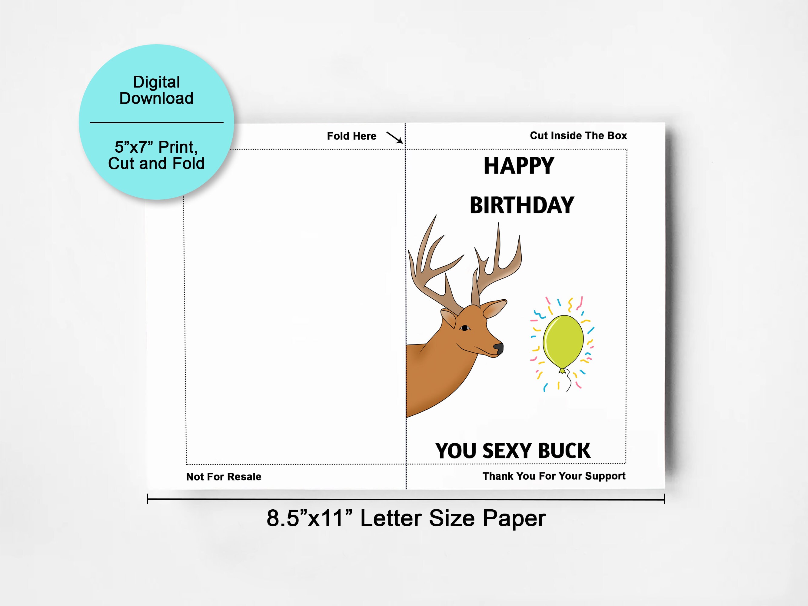 Printable Birthday Cards Digital Birthday Cards Punny - Etsy