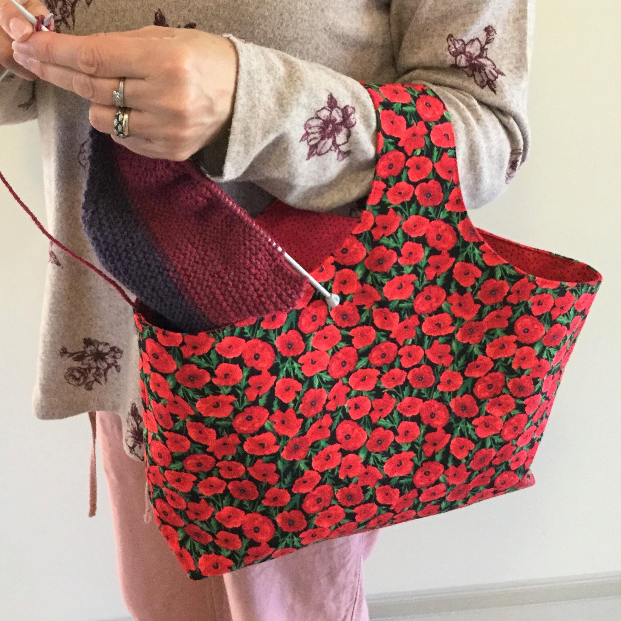 OverArm Craft Bag OverArm Knitting Bag OverArm Crochet Etsy