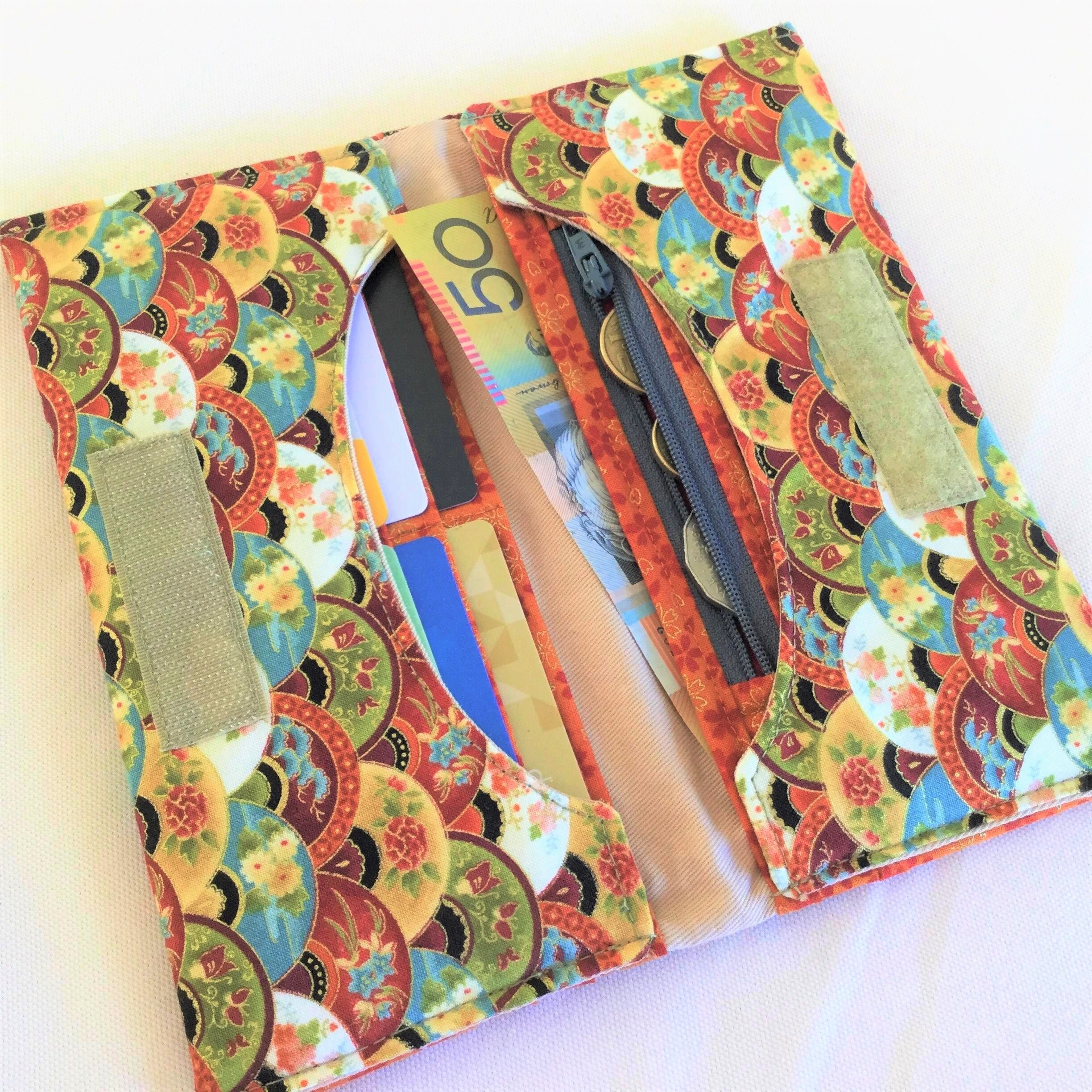 Japanese Wallet Japanese Purse Bifold Wallet Phone Wallet Etsy