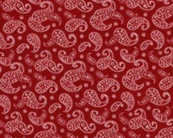 Paisley-bruin/bordeauxrood omstreeks 1800