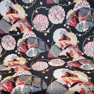 100% Cotton Fabric By The Yard Robert Kaufman Imperial Collection Camellia