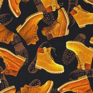 Work Boot Fabric: Quilting Cotton for Sewing Projects (44in Wide)