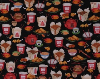 Order Up Food Fabric: Cotton Quilting Material (Sold by the Yard) Quilting Treasures