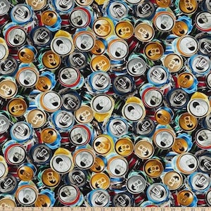 Tela para patchwork Kanvas Studios Fabric Cans 100% algodón
