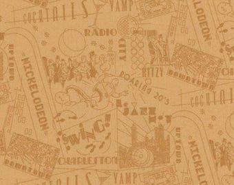 Quilting Fabric: Gatsby Tonal Design - 100% Cotton Material