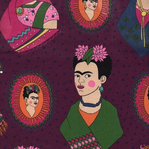 Alexander Henry Folklorico Fantastico Frida Khalo Cotton Fabric By The Yard