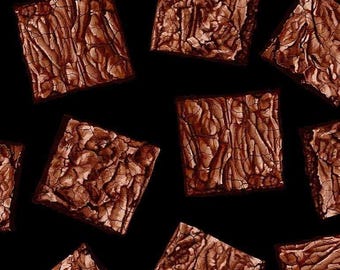 Tossed Brownies Cotton Fabric - Soft, Durable Quilting Textile