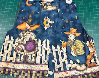 Vintage MM Fab 100% Cotton Halloween Vest - One Size (Adult)