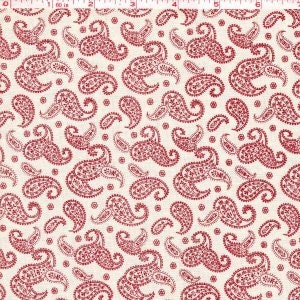 Circa 1800&#39;s Paisley Burgundy/Tan