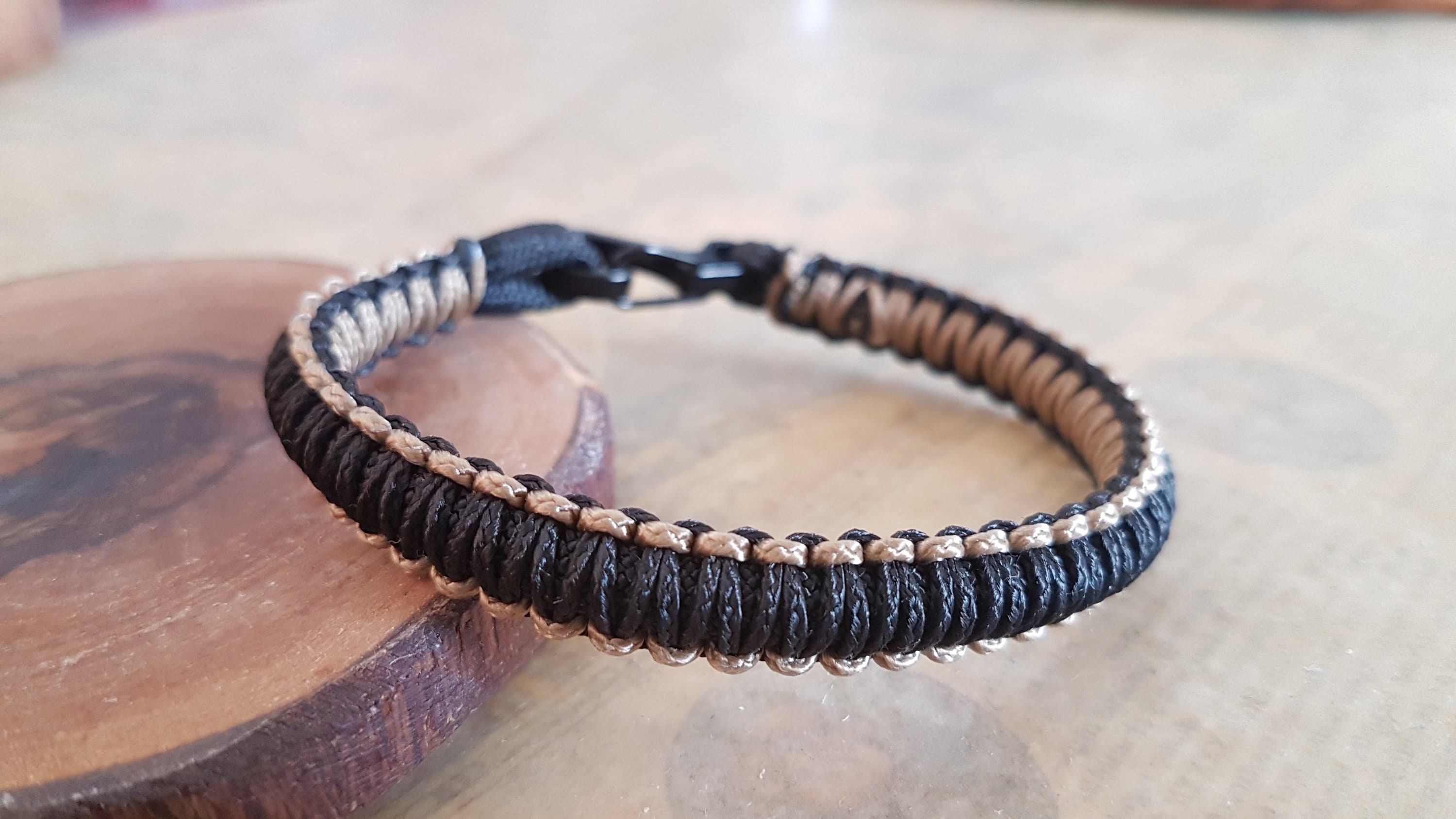 Reversible Mad Max Micro Paracord Bracelet with Carabiner Etsy