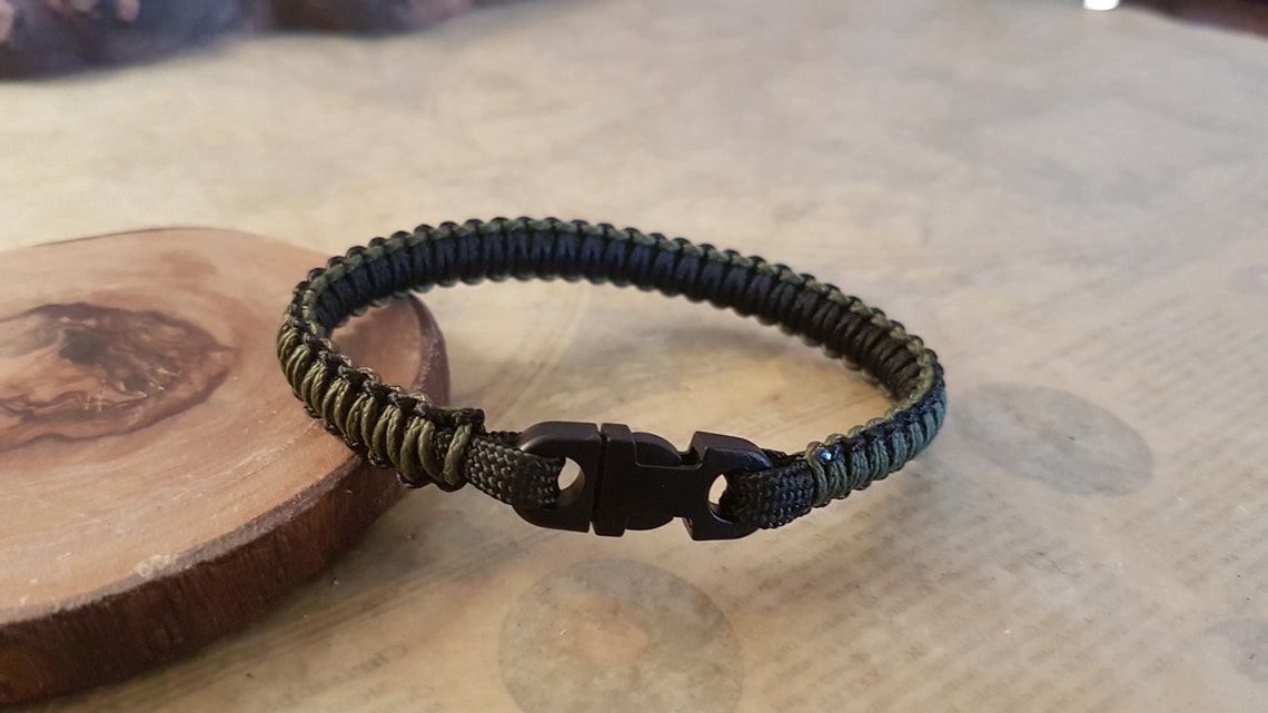 Reversible Mad Max Micro Paracord Bracelet with Mini Buckle Etsy