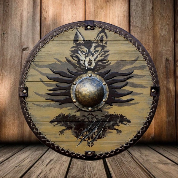 Custom Shield Made to Order: Viking Shield, Celtic shield, medieval shield, custom shield, norse shield, larp viking shield