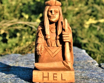 Hel Goddess, Hel Norse Goddess, hel statue, pagan goddess, norse goddess, pagan altar, norse pagan, viking statue