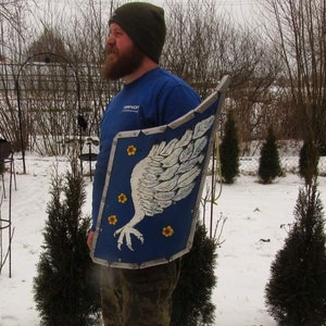 Hungarian Targe Shield Battle Shield, Hungarian Shield, medieval shield, custom shield, larp