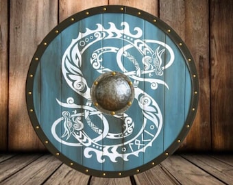 Custom Shield Made to Order: Viking Shield, Celtic shield, medieval shield, custom shield, norse shield, larp viking shield