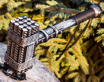 THOR hammer, Mjolnir metal hammer, forged hammer, thor forged hammer, grommsmen gift