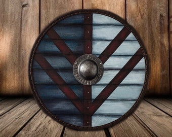 Ladgerta Viking Battle shield, Medieval battle shield, Norse shield, medieval armor, viking decor, sca shield, round shield, warrior costume