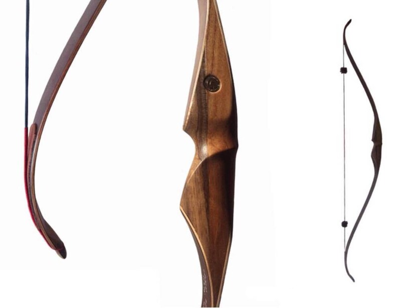 Arc Traditionnel Recourbé Toparchery 30 Lbs - Fait Main - 53 Pouces - Pour Débutant