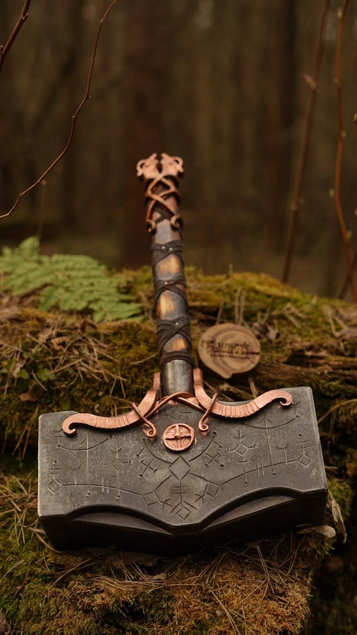 THOR Hammer Kratos Hammer God of War Real Hammer Metal Etsy