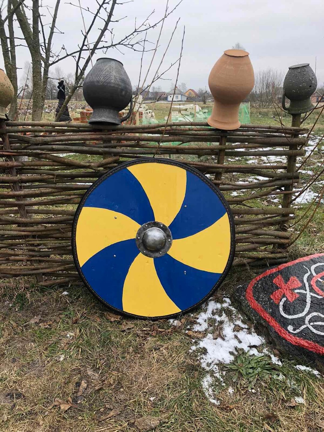 Battle Viking Shield, Medieval Shield, Custom Shield, Norse Shield