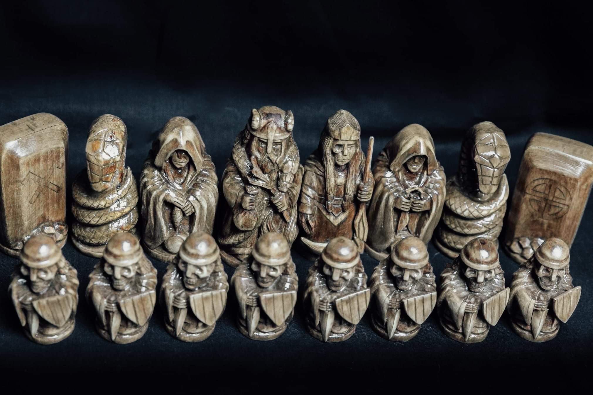 Viking battle chess set Unique Offer on Etsy Etsy