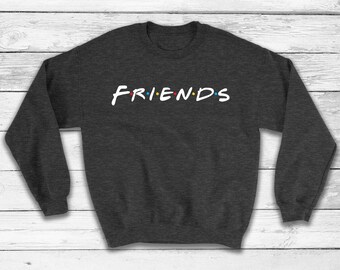 gray friends sweatshirt