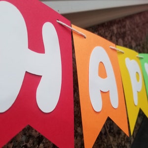 Rainbow  Birthday Banner, Birthday Decor, Baby Shower, Photo Prop, Birthday,Party Decoration,
