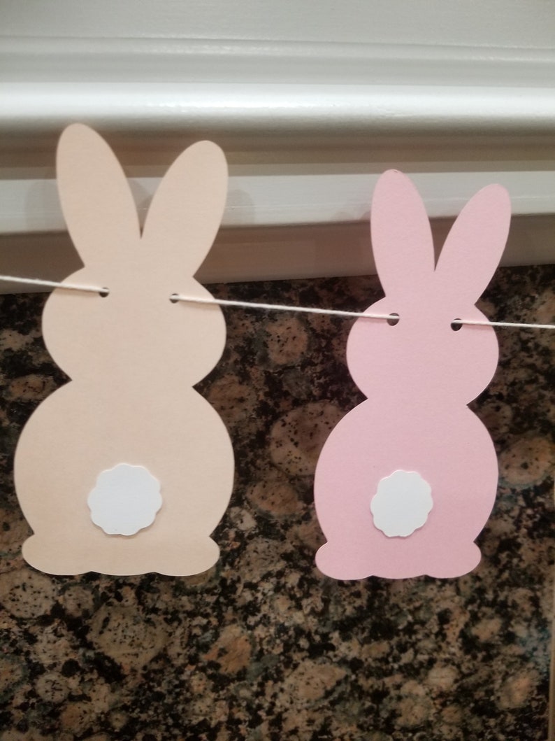 Bunny Garland Bunny Banner Baby Shower Garland Easter Etsy