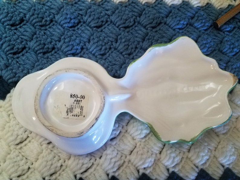 Vintage Ceramic Red Radish Bunch Treasure Craft USA Spoon Rest