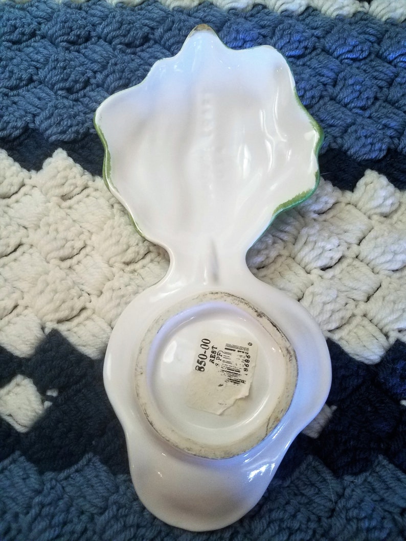 Vintage Ceramic Red Radish Bunch Treasure Craft USA Spoon Rest