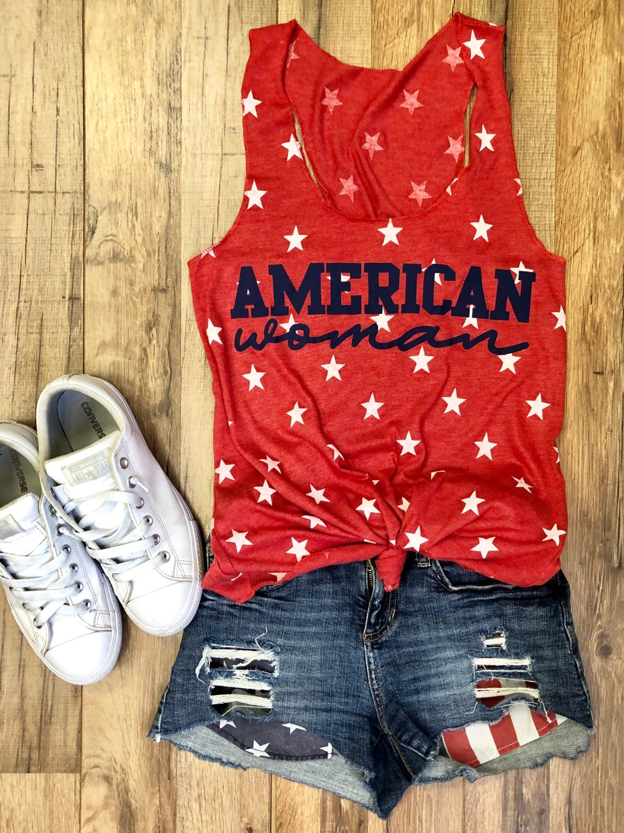 America - Fourth of July Vintage Tank