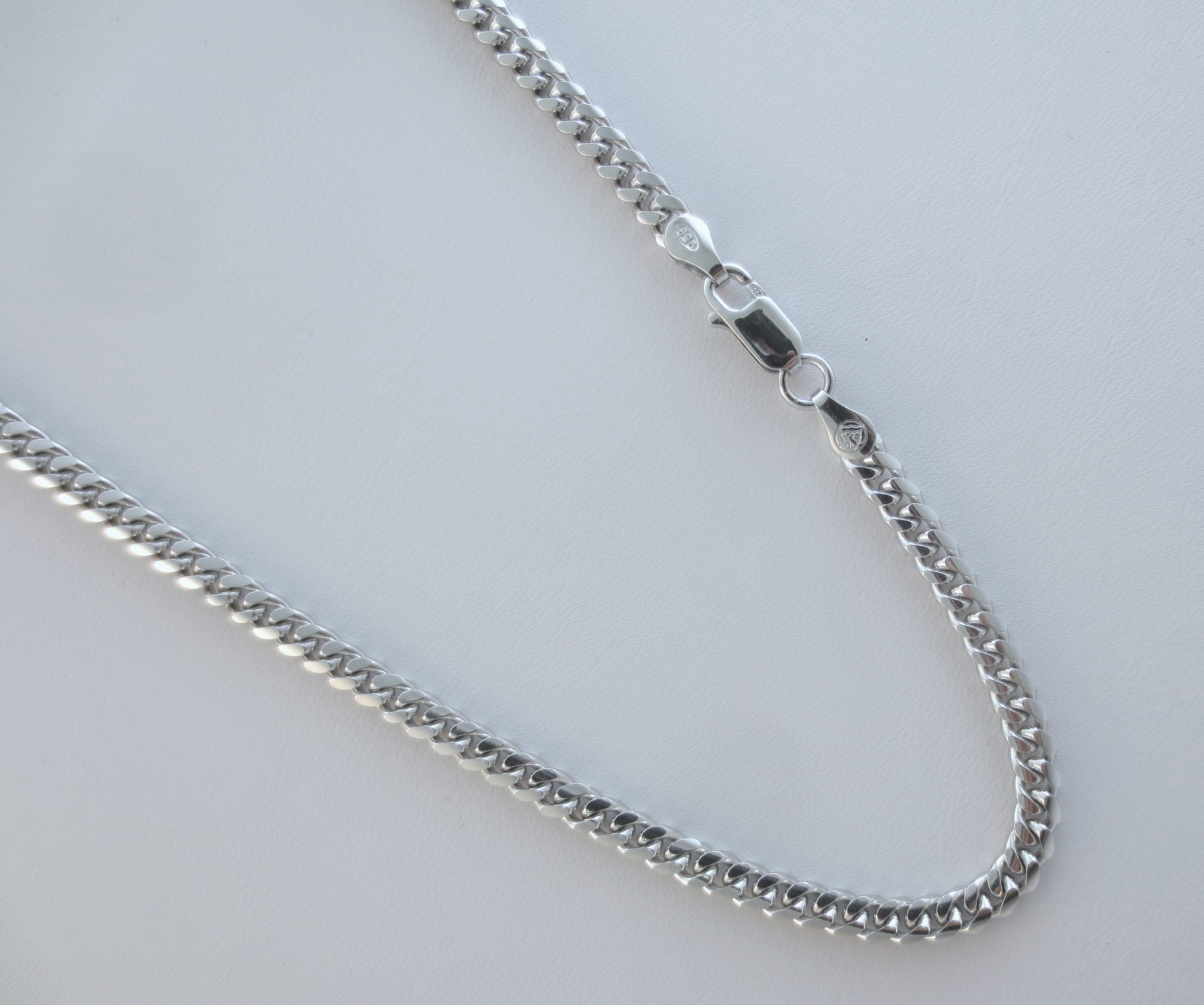 Rhodium silver chain deals