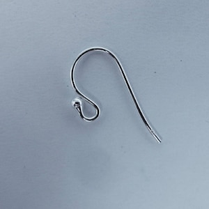 French Hook Earrings Stainless Steel 43391 (144), Fish Hook Earrings,  Stainless Steel Ear Wires, Earring Components, Ball Coil Earrings