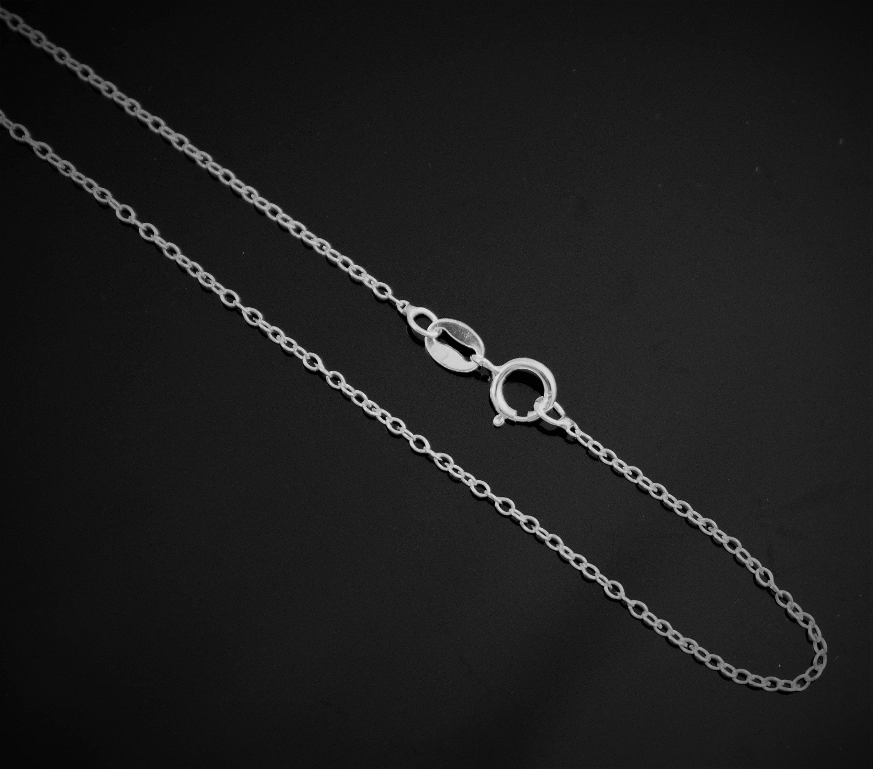 1416182024 Inch Sterling Silver 1mm 
