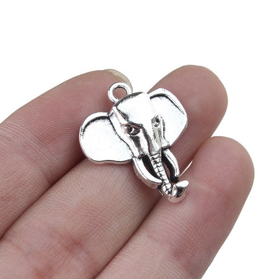 10pcs Horse/'s Head Beads Charms Tibetan Silver Pendant DIY Bracelet 16*15mm