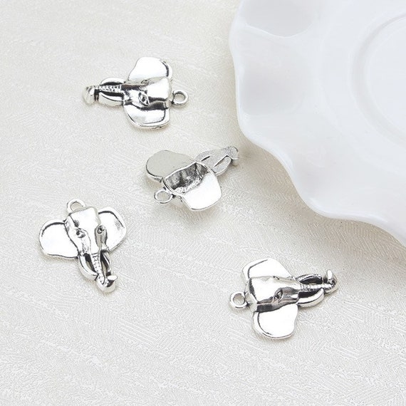 10pcs Horse/'s Head Beads Charms Tibetan Silver Pendant DIY Bracelet 16*15mm