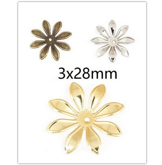 16x Tiny Cute Alloy Rose Flower Charm Pendant Beads for Craft DIY Jewelry Making