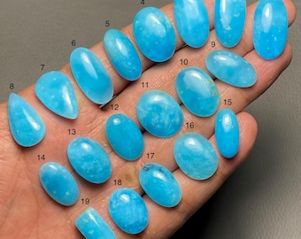 Hemimorphite A One Quality Hemimorphite Cabochon Loose Gemstone For Making Jewelry Code SF-743