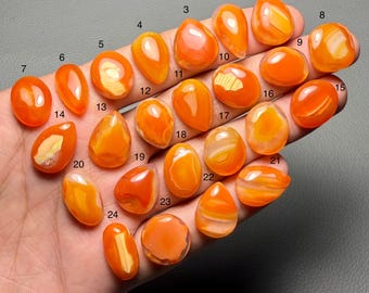 Lake Superior Agate A One Quality 100% Natural Lake Superior Agate Cabochon Loose Gemstone For Making Jewelry Code SF-2077